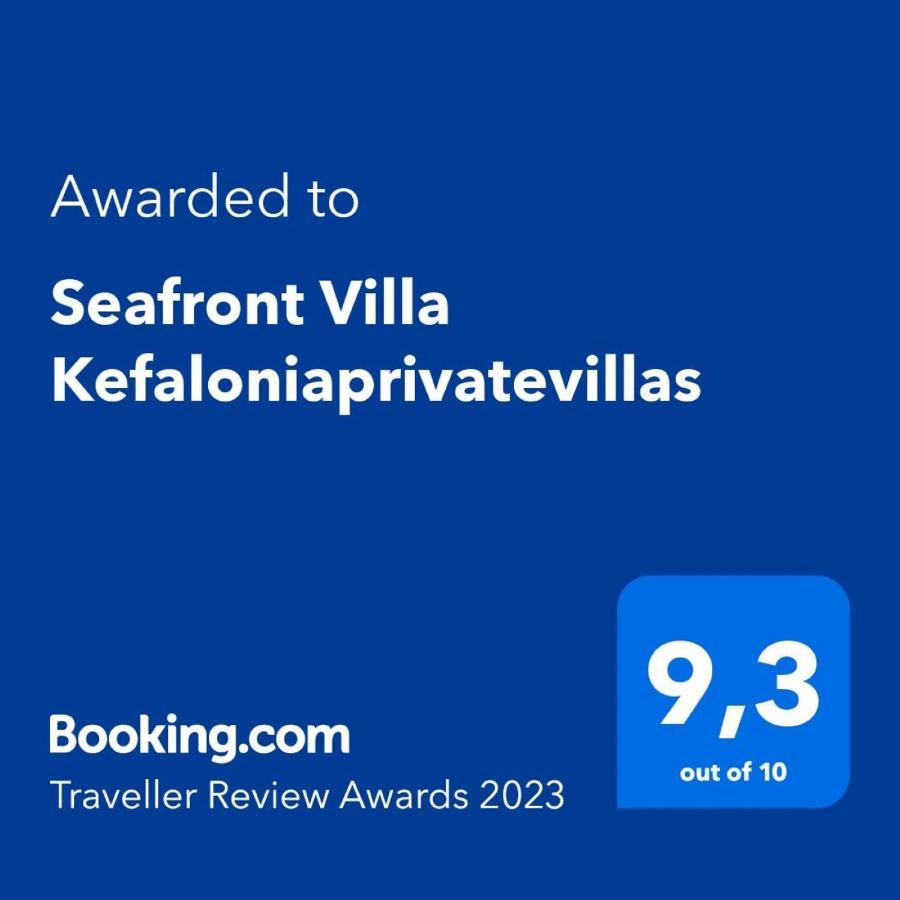 Seafront Villa Kefaloniaprivatevillas Трапезакі Екстер'єр фото